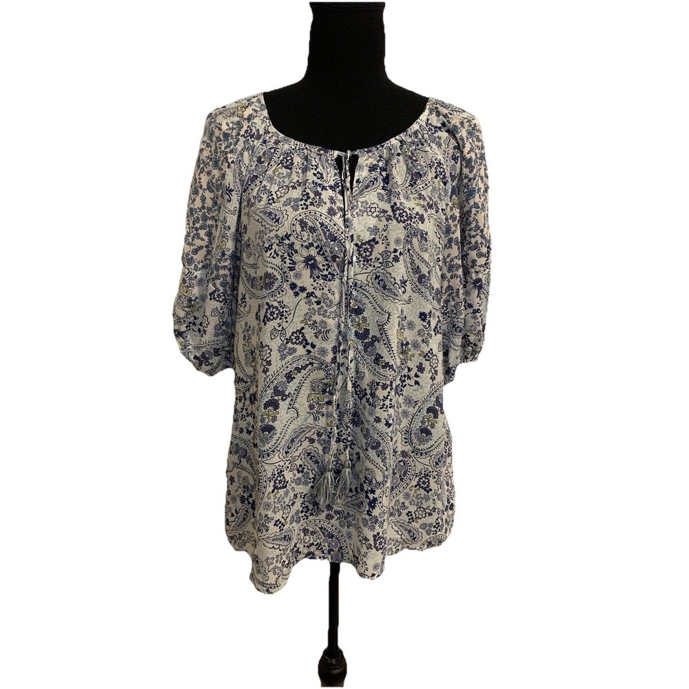 Lovestitch Womens Top Size Small S Floral Paisley Boho Love Stitch NWT
